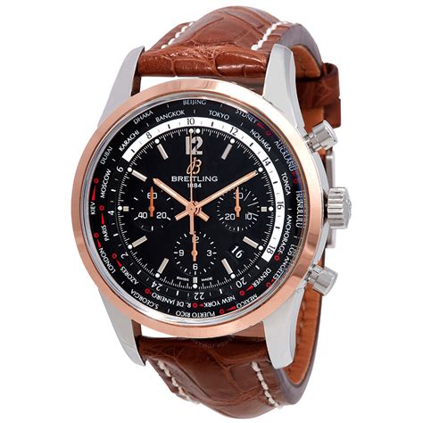 breitling transocean chronograph unitime world time automatic|Breitling Transocean chronograph men's watch.